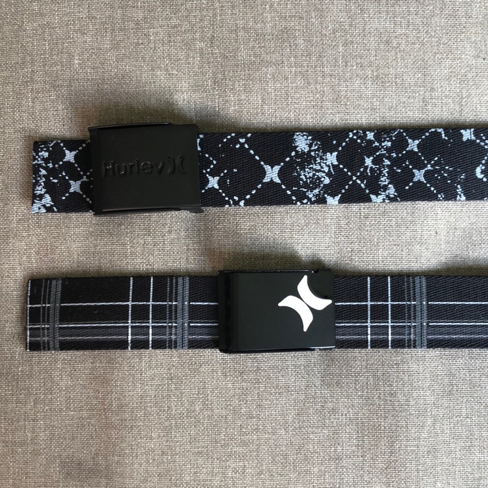2 Fabric Hurley Belts (48” length”)